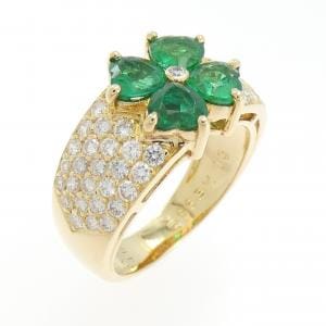 【ヴィンテージ】ヴァンクリーフ&アーペル エメラルド リング 1.17CT