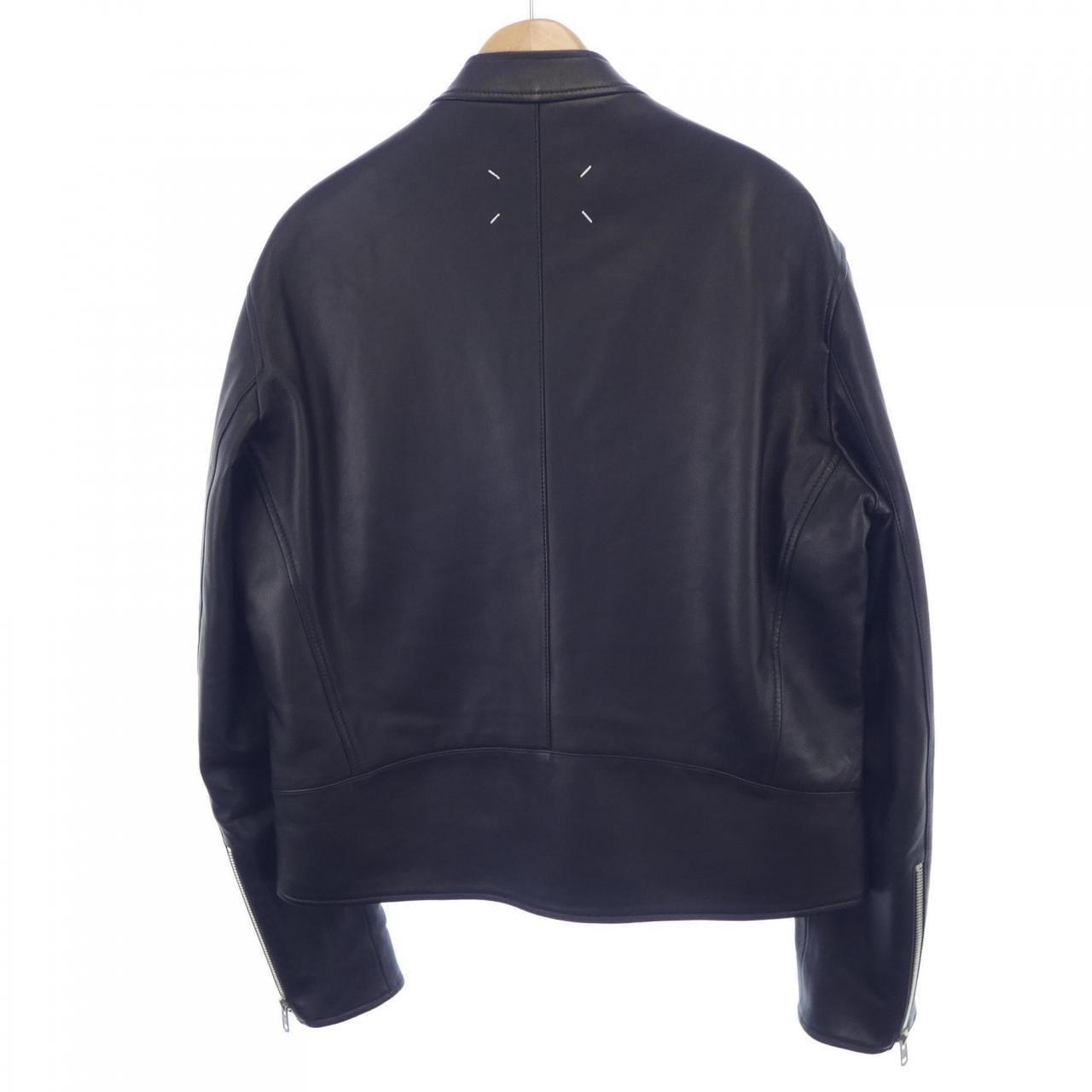 メゾンマルジェラ Maison Margiela 八の字 S50AM0489 レザーライダースジャケット