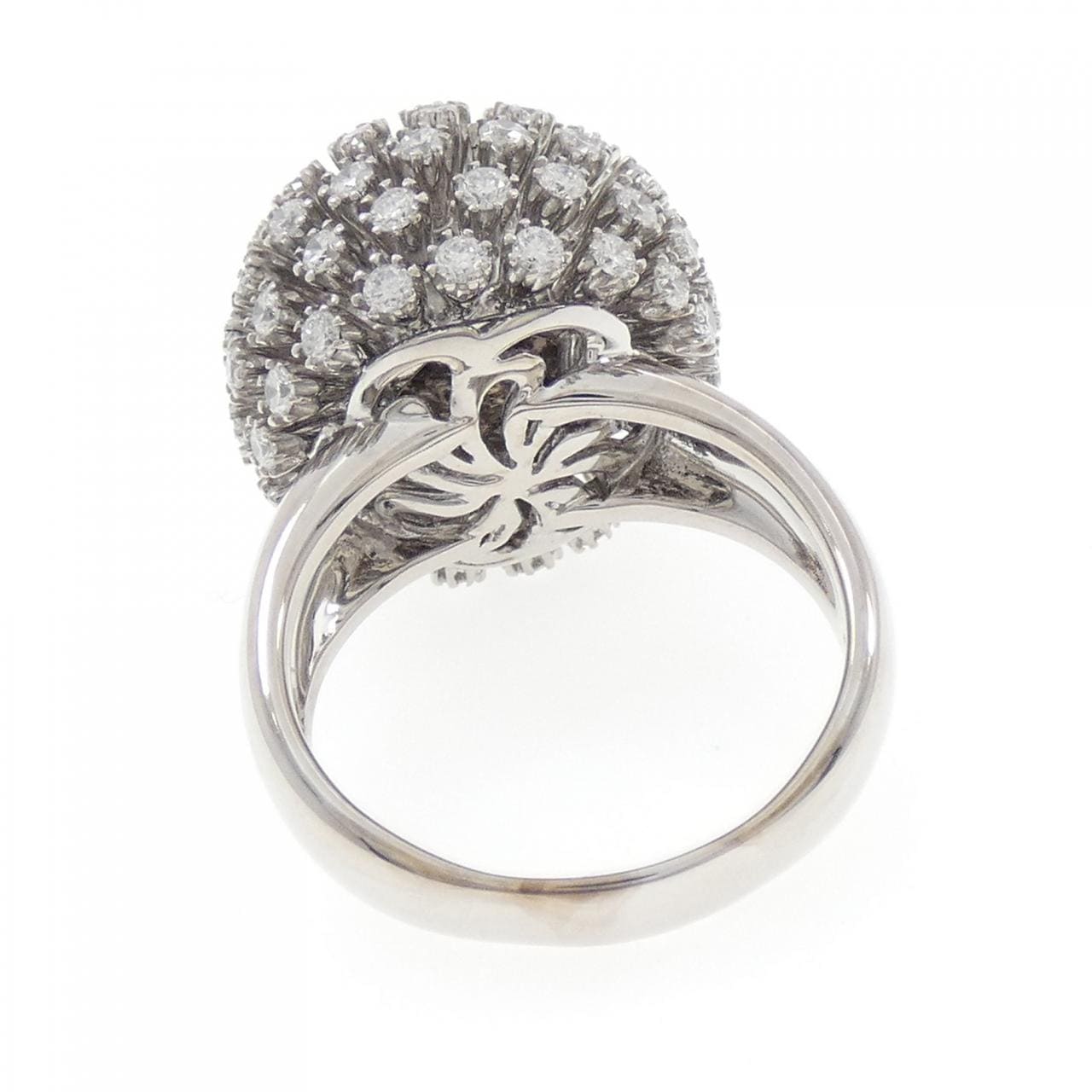 K18WG ダイヤモンド リング 2.24CT