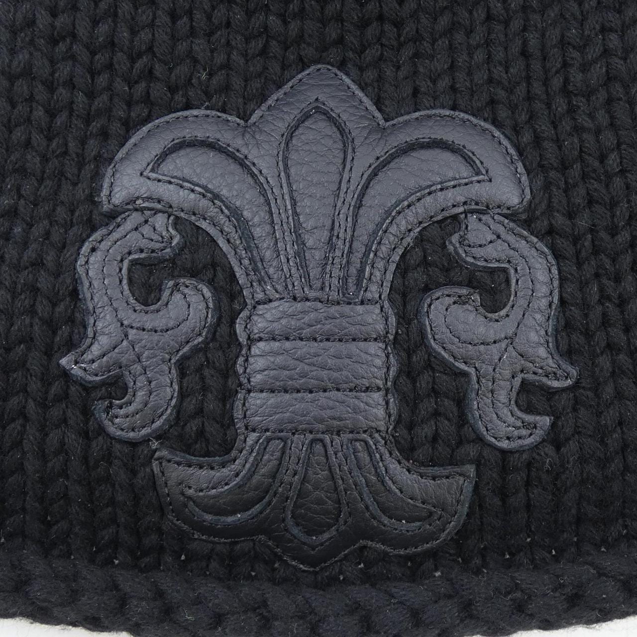 クロムハーツ CHROME HEARTS BSフレア フローラルパッチ 304035277******007 ニットキャップ