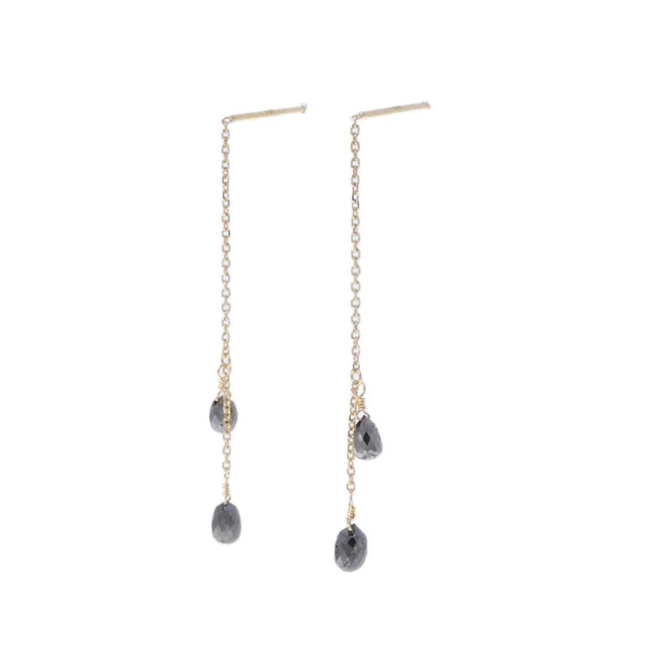 K18YG ダイヤモンド ピアス 1.00CT