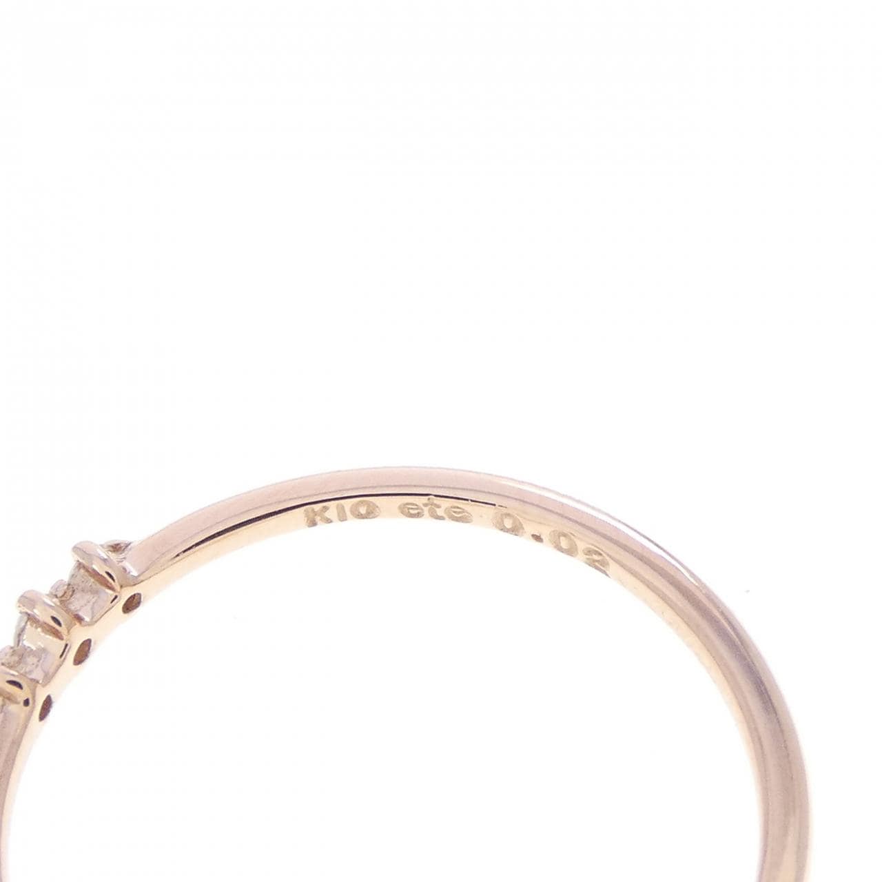エテ ダイヤモンド ピンキーリング 0.02CT