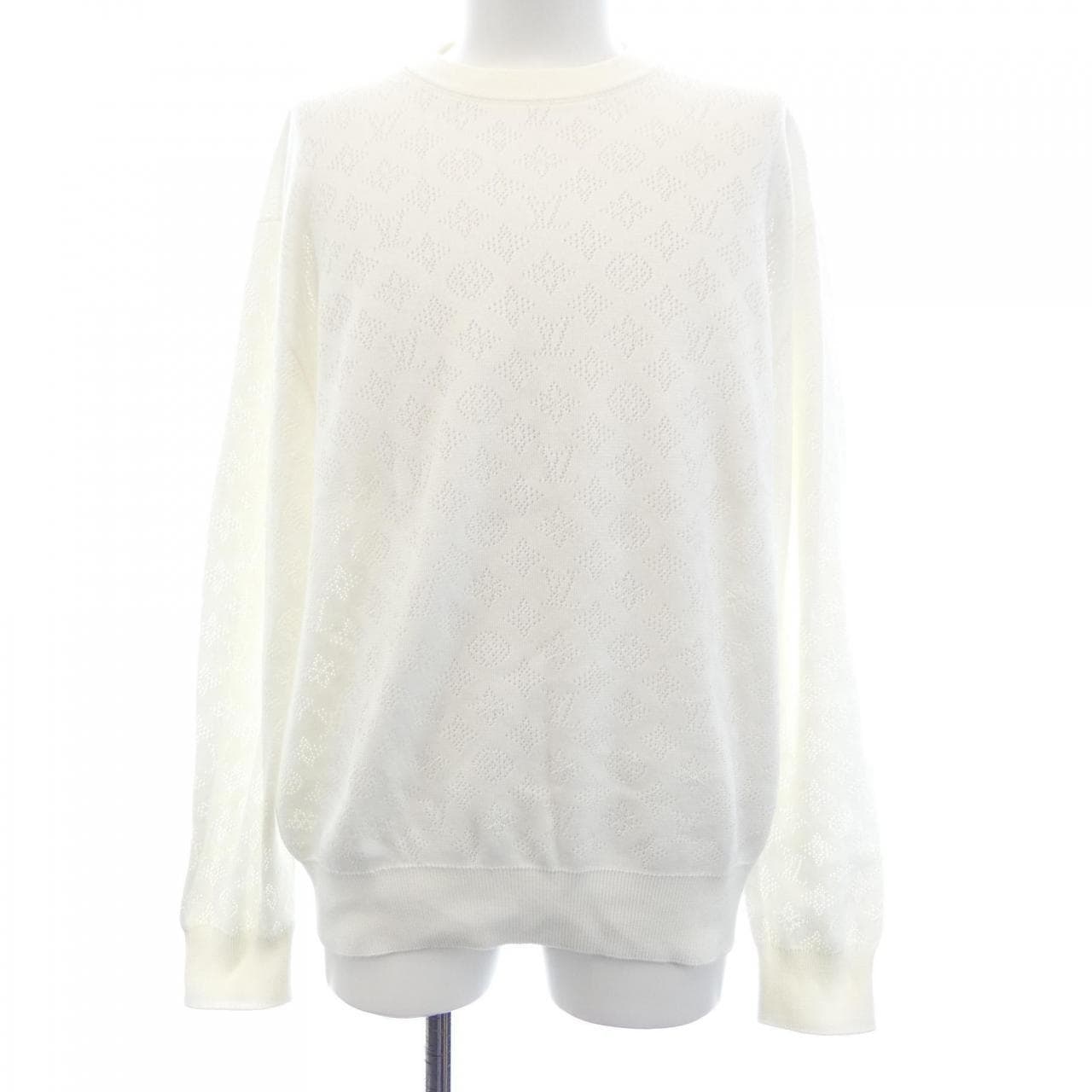 ルイヴィトン LOUIS VUITTON モノグラムポインテールコットンプルオーバー HSN45WY34 ニット