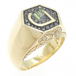 750YG/750BG グリーンガーネット リング 0.12CT