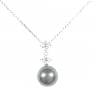 Tasaki black butterfly pearl necklace 10.9mm