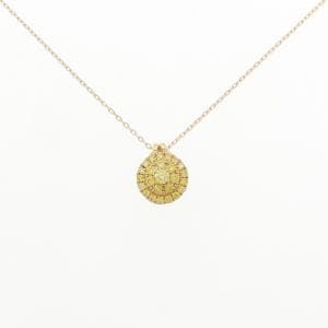 K18YG ダイヤモンド ネックレス 0.20CT