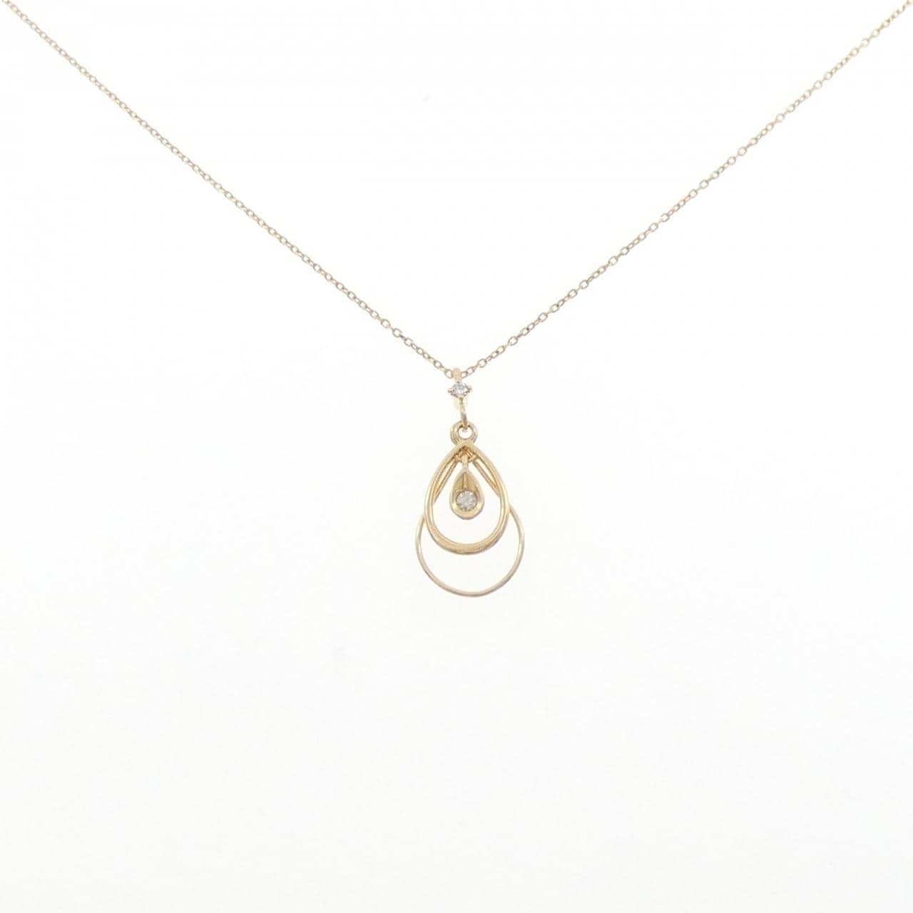 K18YG ダイヤモンド ネックレス