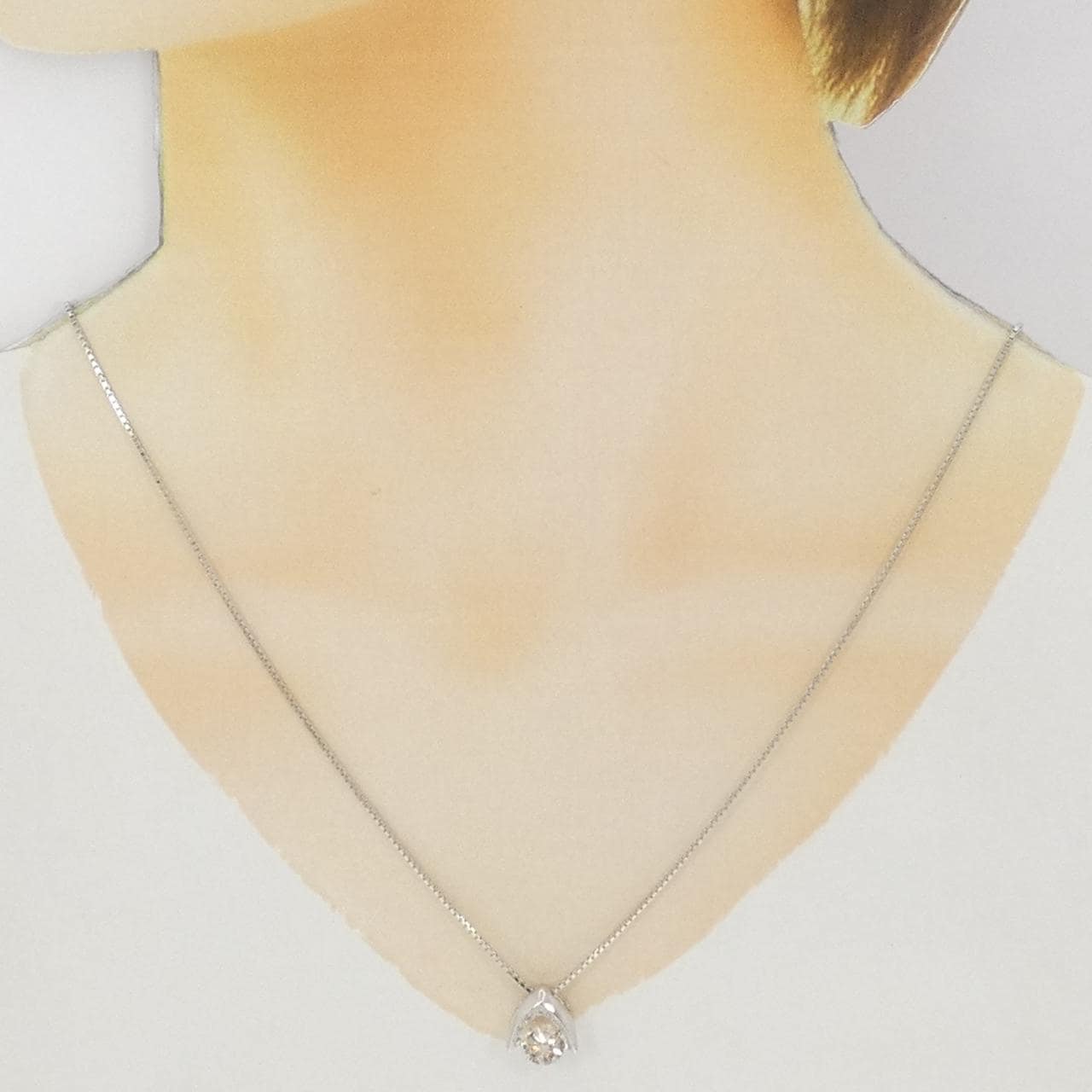 PT900/PT850 ダイヤモンド ネックレス 1.055CT