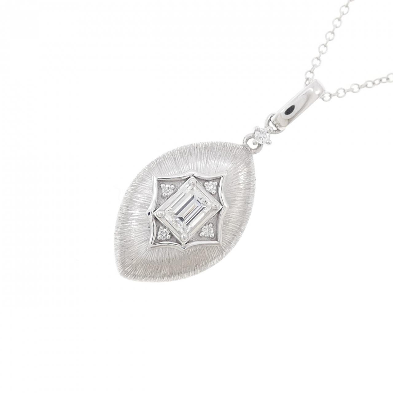 750WG ダイヤモンド ネックレス 0.158CT