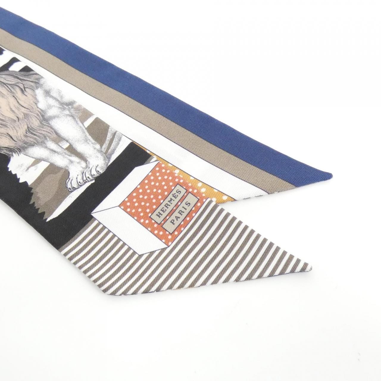 【未使用品】エルメス GRAND THEATRE NOUVEAU ツイリー 063761S スカーフ