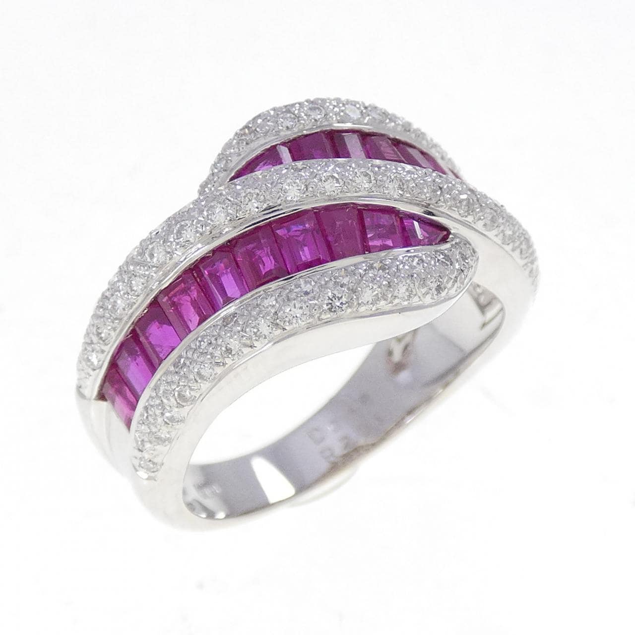 K18WG ルビー リング 2.31CT