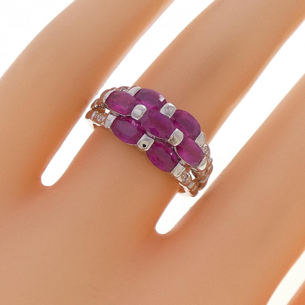 PT900 ルビー リング 1.98CT