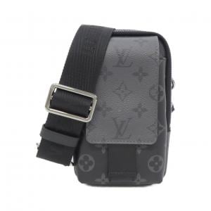 LOUIS VUITTON Monogram Eclipse Reverse Double Phone Pouch M81321 Shoulder Bag