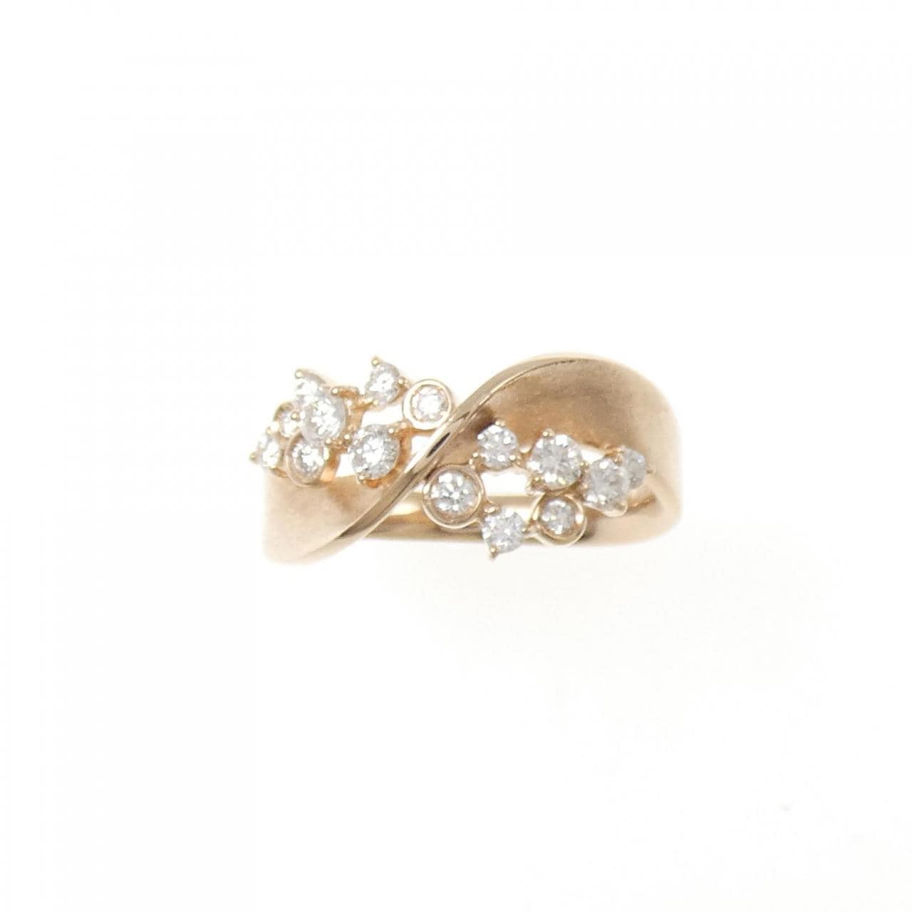 K18PG ダイヤモンド リング 0.41CT