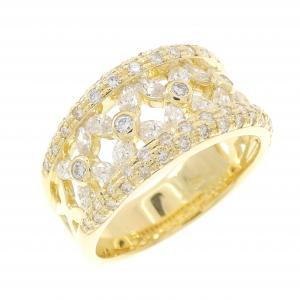 K18YG ダイヤモンド リング 1.33CT