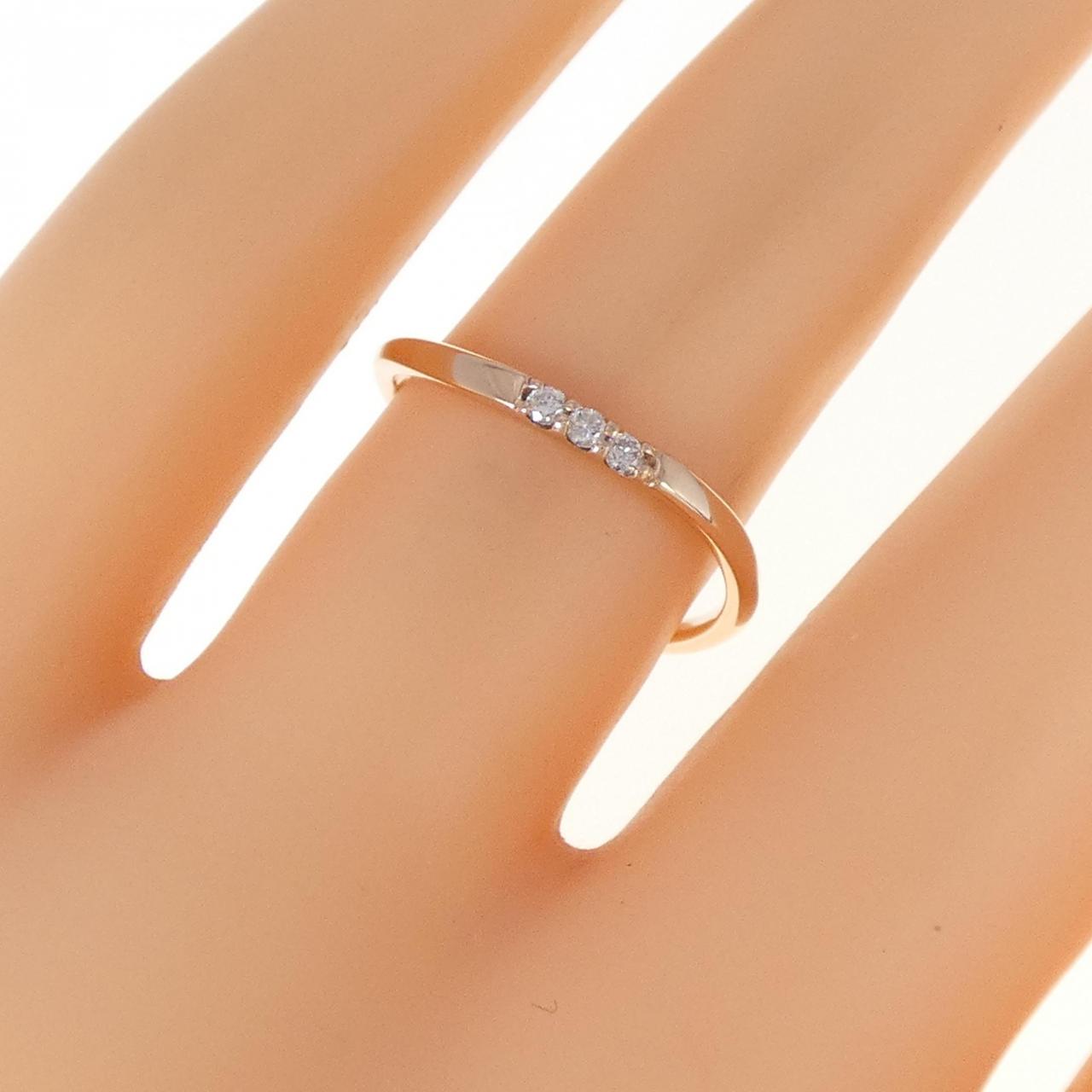 K10PG ダイヤモンド リング 0.05CT