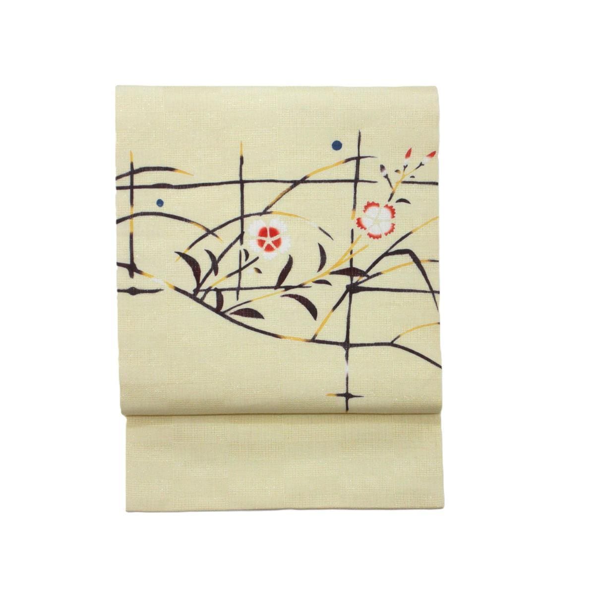 【未使用品】夏名古屋帯　染帯　友禅加工