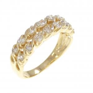 K18YG ダイヤモンド リング 0.46CT