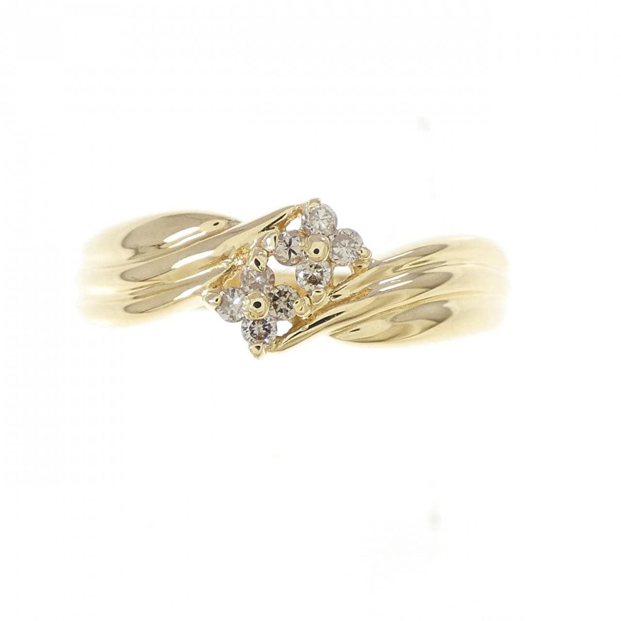 K18YG ダイヤモンド リング 0.08CT