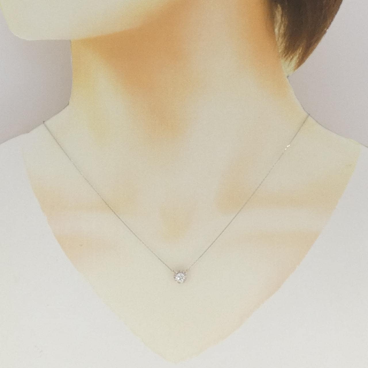 ジーエスティービー ダイヤモンド ネックレス 0.30CT