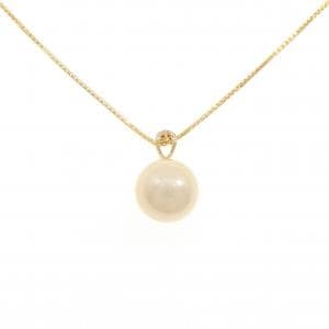 K18YG 白蝶パール ネックレス 12.3mm