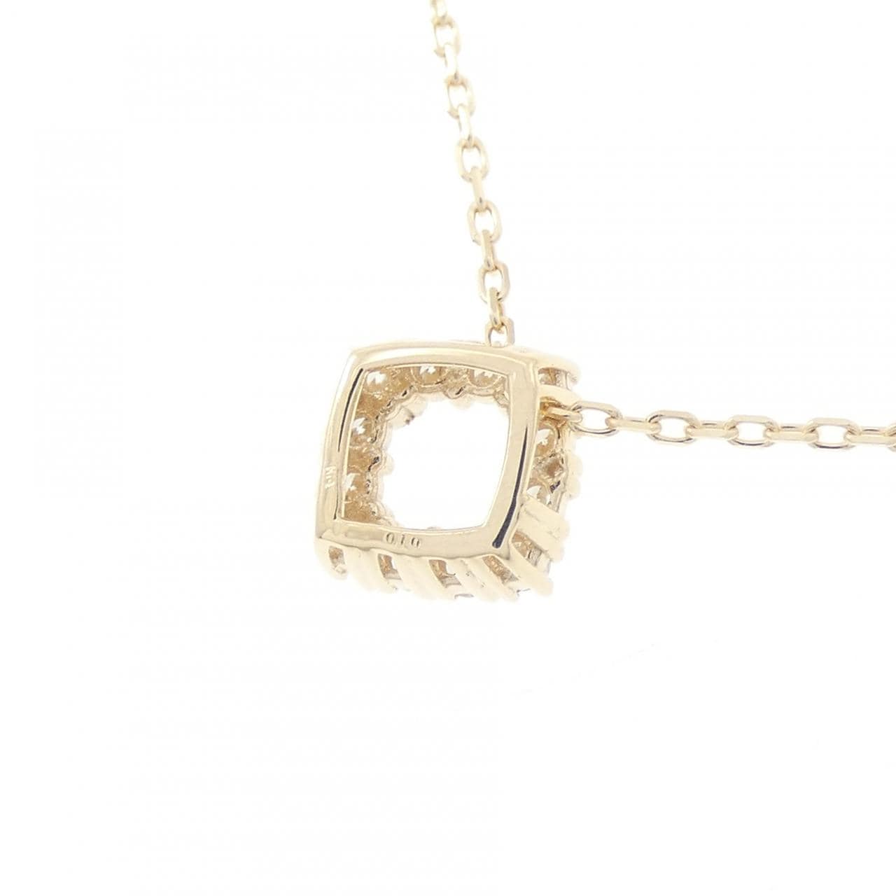 【リメイク】K10YG ダイヤモンド ネックレス 0.10CT