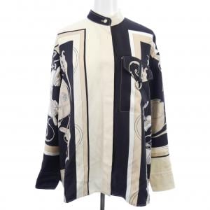 エルメス HERMES EX-LIBRIS 3E0607D7 ツイルレーヌ シャツ