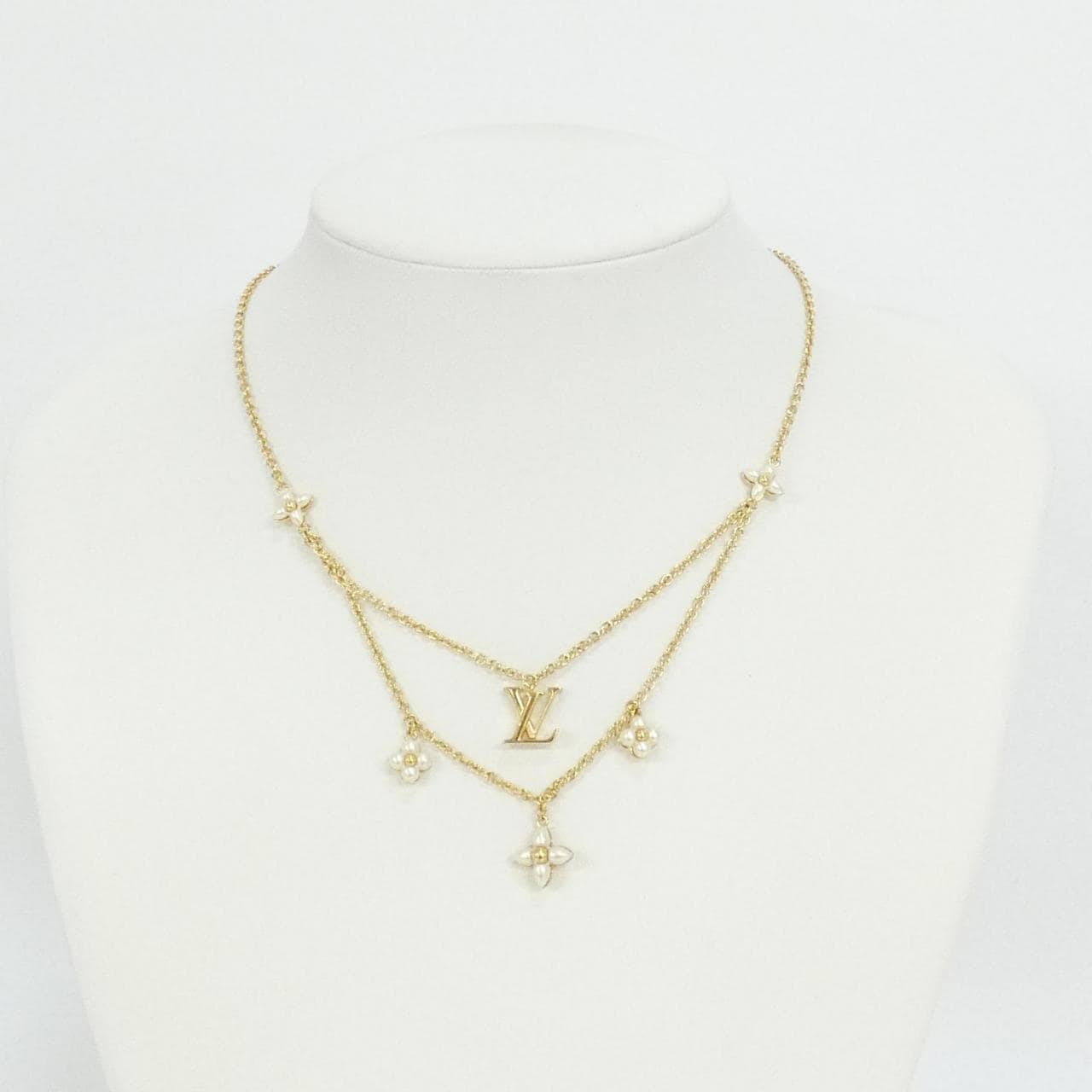 ルイヴィトン コリエ LVフローラグラム M00981 ネックレス