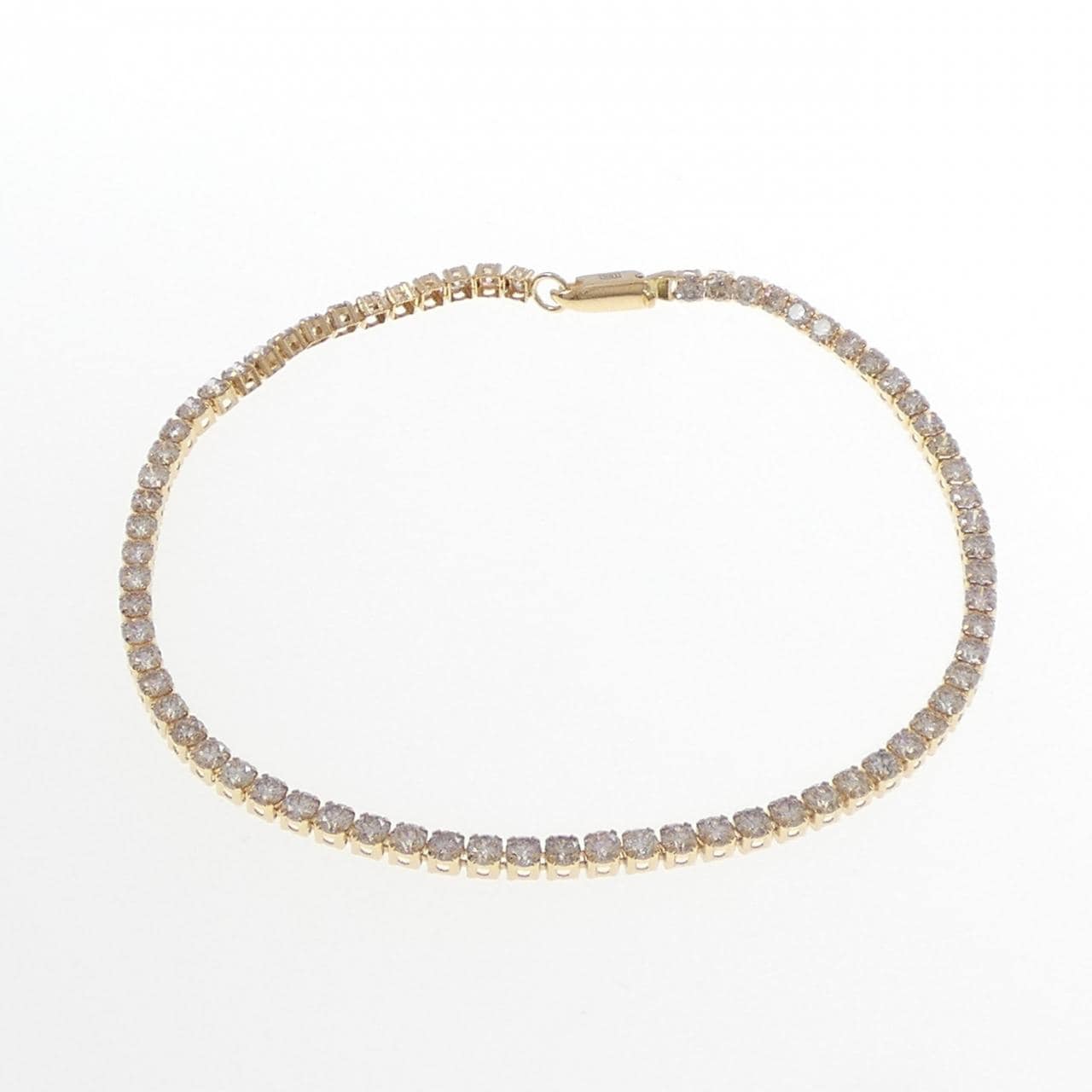 18KYG ダイヤモンド ブレスレット 3.00CT