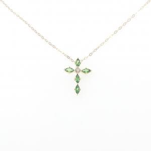 ジーエスティービー グリーンガーネット ネックレス 0.35CT