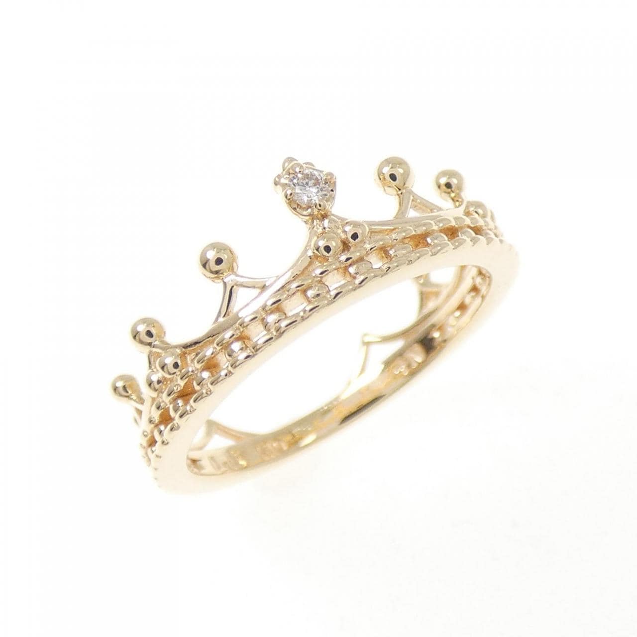 ノジェス クラウン ダイヤモンド リング 0.01CT