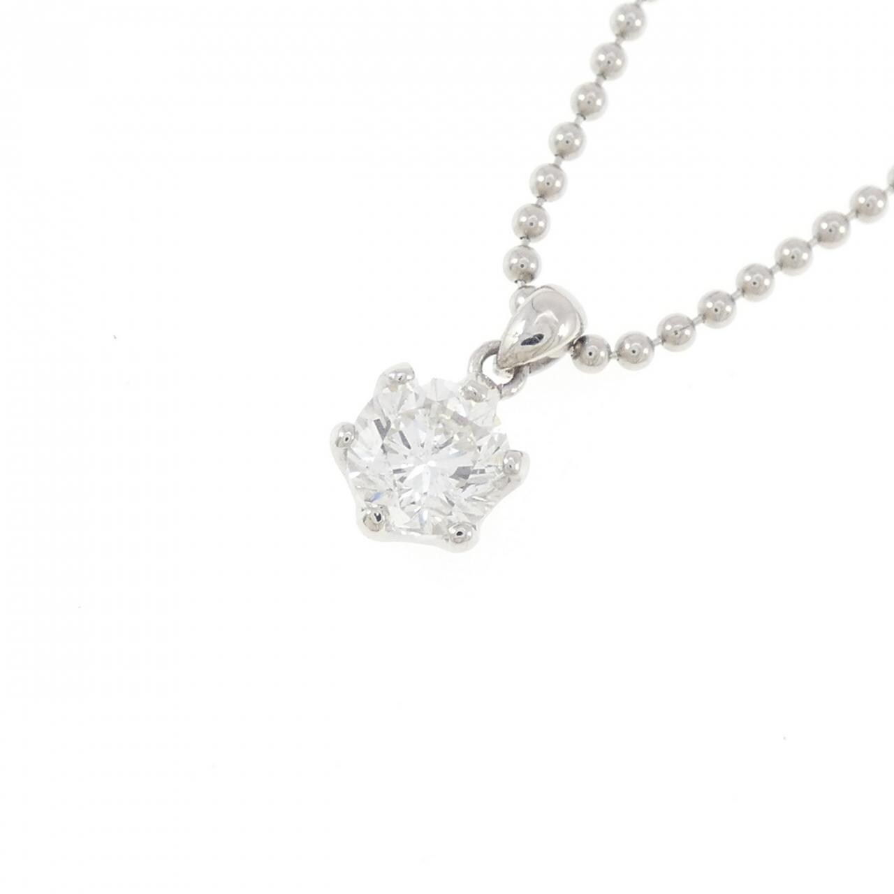 PT1000/PT850  ソリティア ダイヤモンド ネックレス 1.021CT