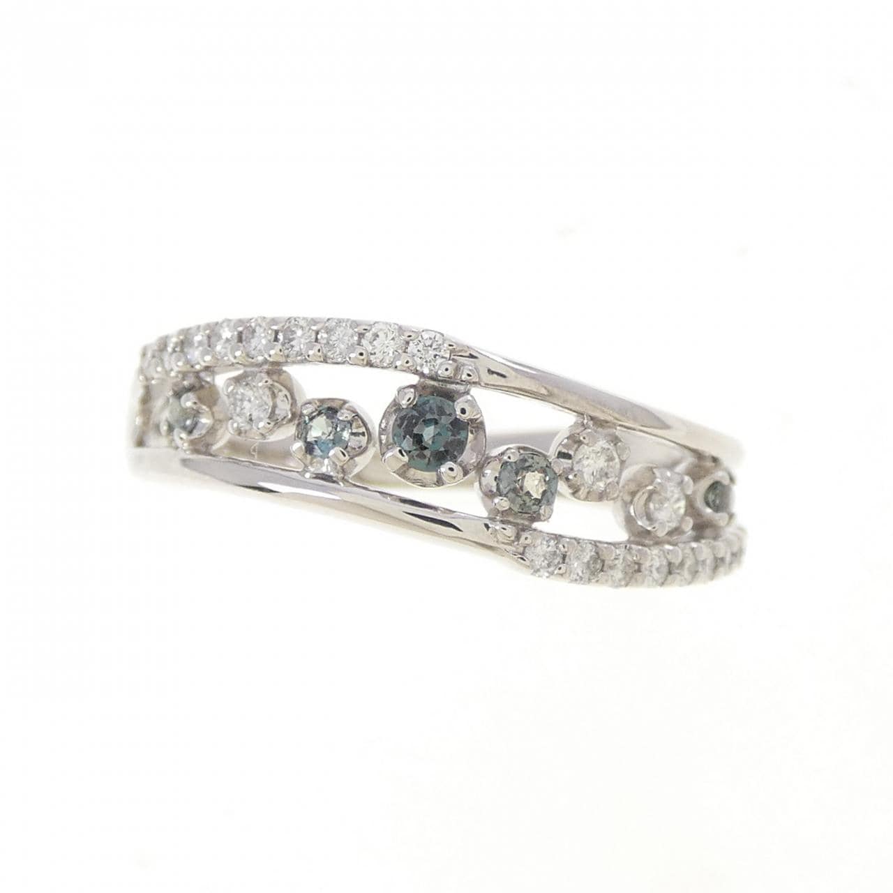 PT900 アレキサンドライト リング 0.13CT