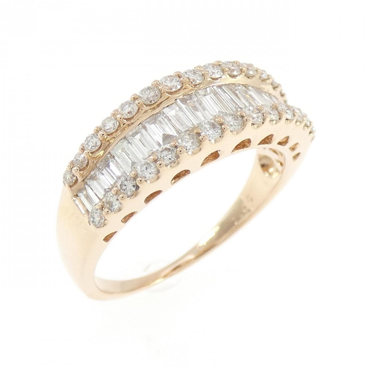 K18PG ダイヤモンド リング 1.00CT