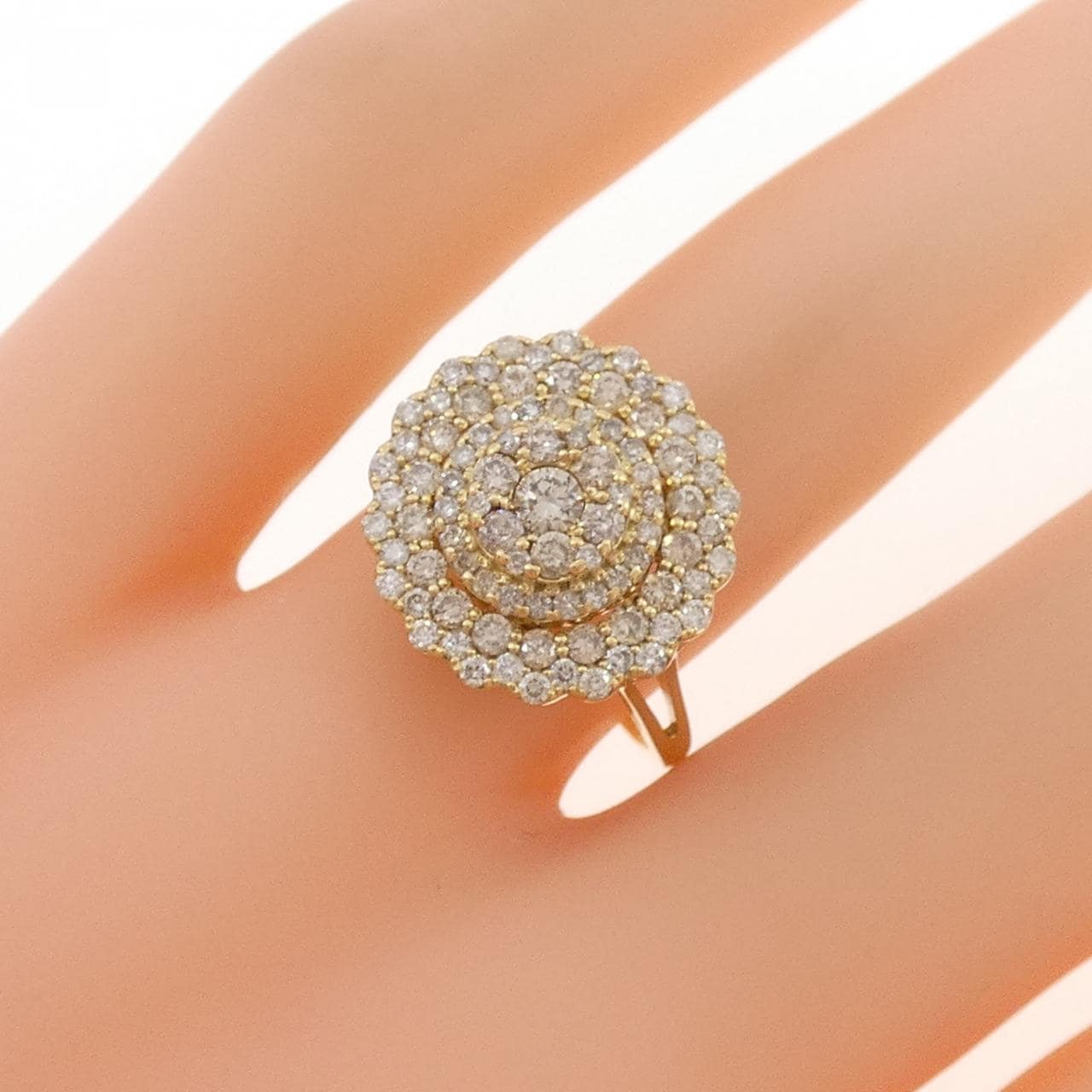 K18YG ダイヤモンド リング 1.00CT