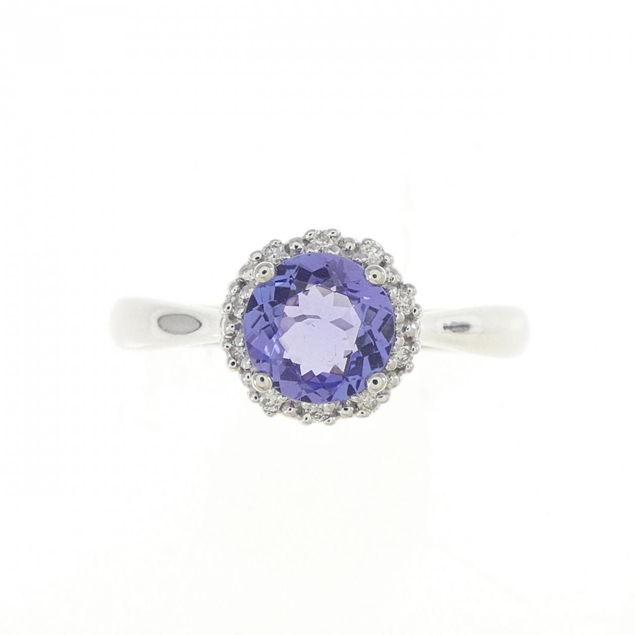 K18WG タンザナイト リング 0.80CT