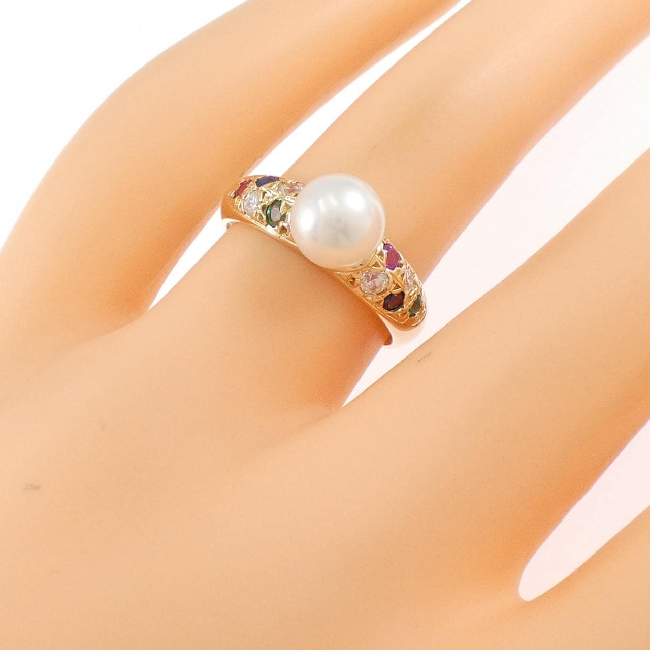 スタージュエリー アコヤパール リング 7.1mm