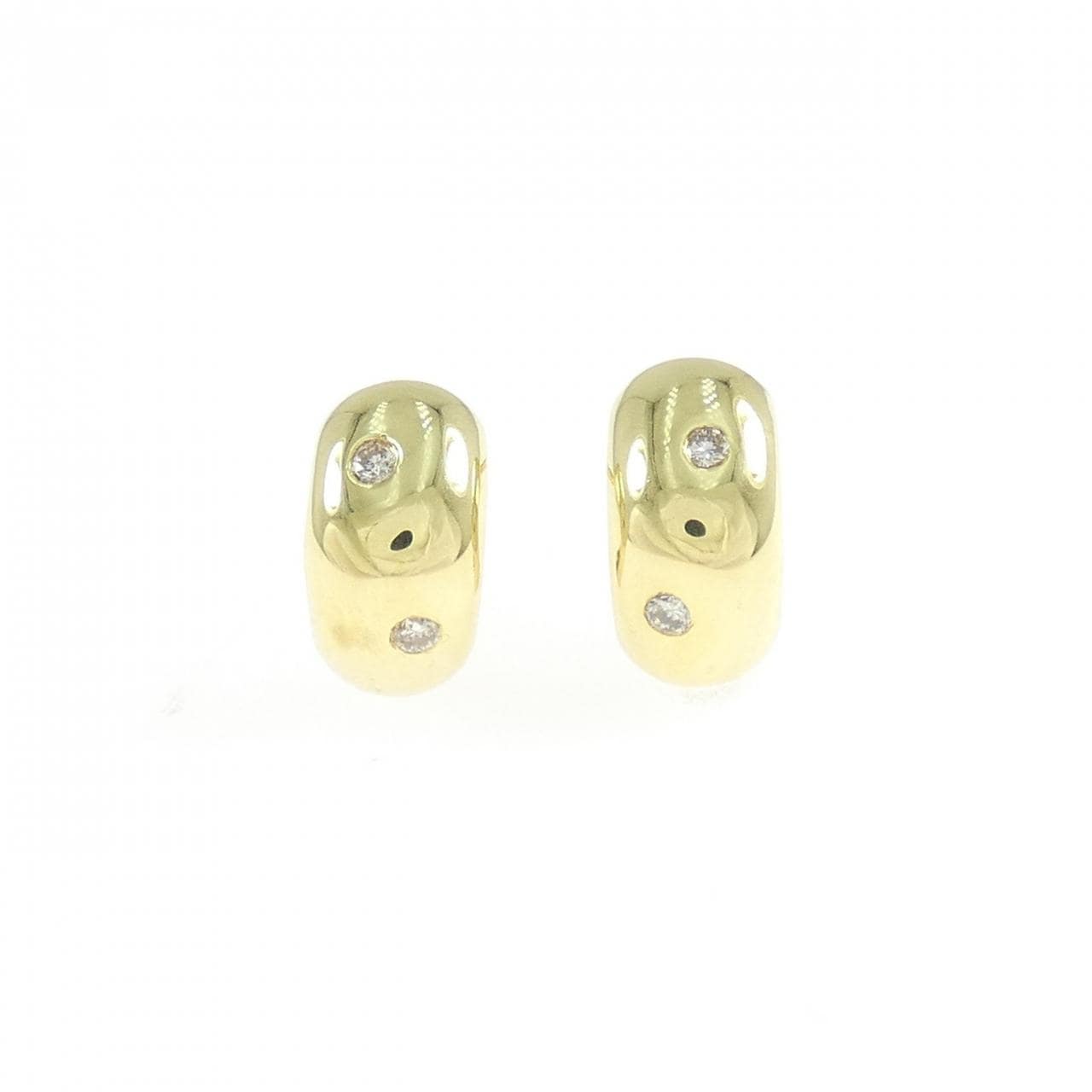 K18YG ダイヤモンド ピアス 0.06CT