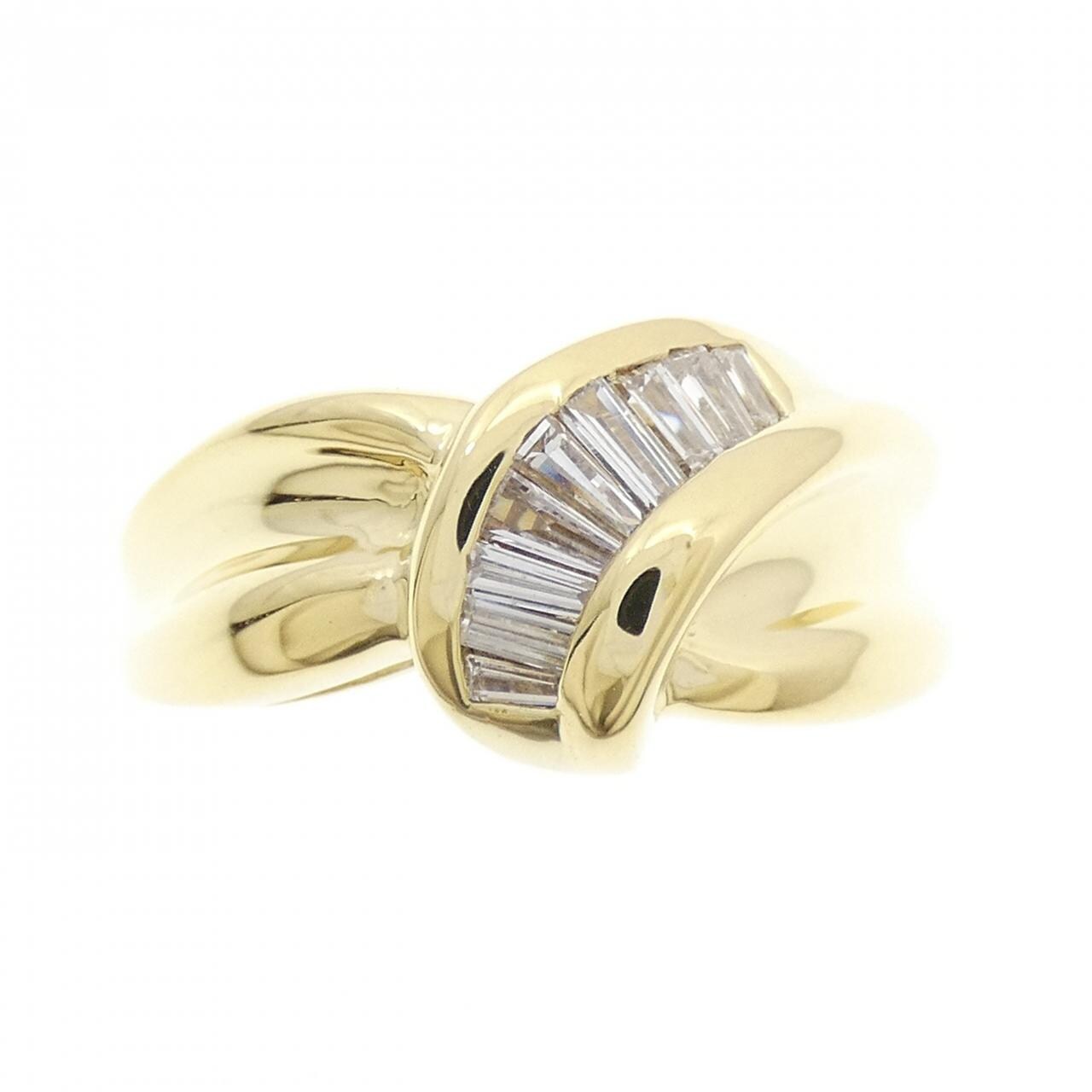 K18YG ダイヤモンド リング 0.22CT
