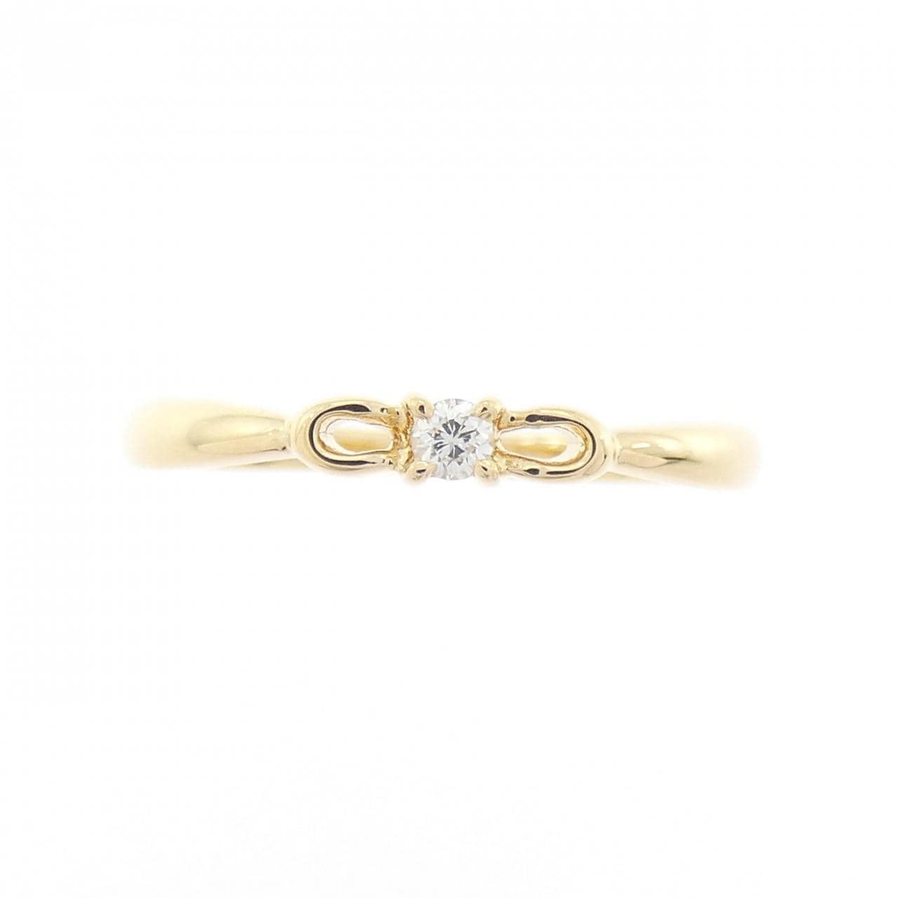 K18YG ダイヤモンド リング