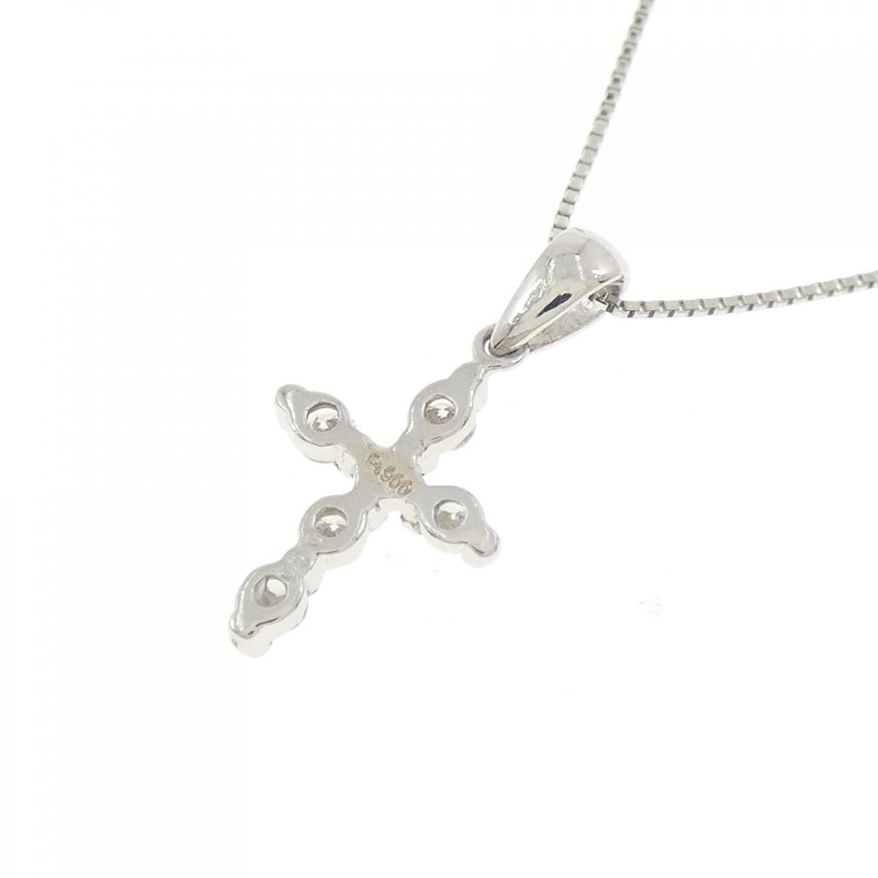PT900/PT850 ダイヤモンド ネックレス 0.20CT