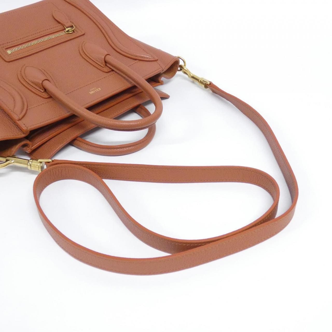 セリーヌ ラゲージ ナノ ショッパー 189243DRU バッグ