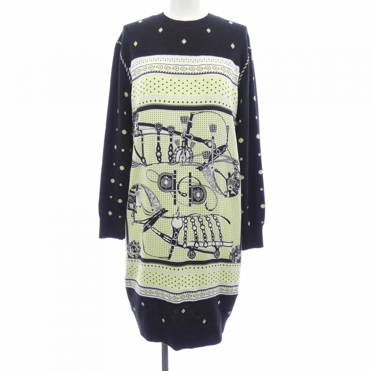 エルメス HERMES HARNAIS DE COUR BANDANA 2H2825DS ツイルレーヌ ワンピース