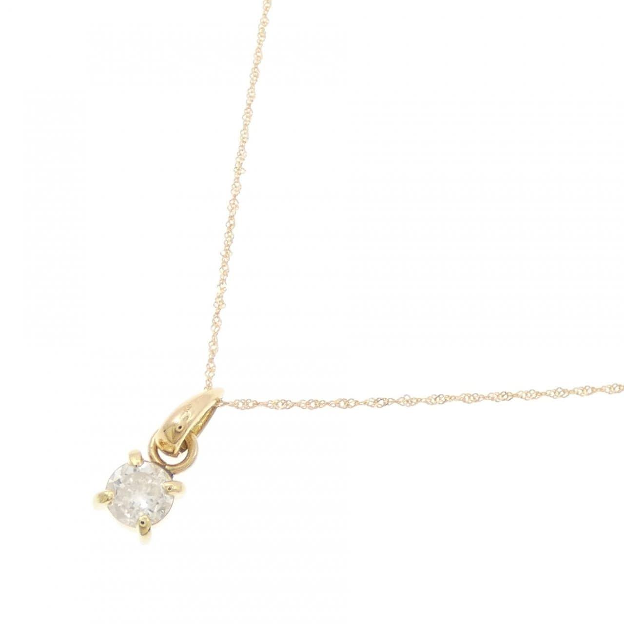 K18YG ダイヤモンド ネックレス 0.40CT
