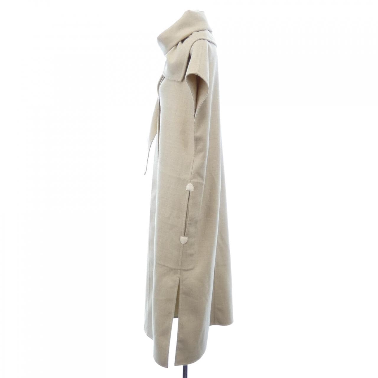 エルメス HERMES ロングジレ ドレープネック 5H0117DF ロングベスト