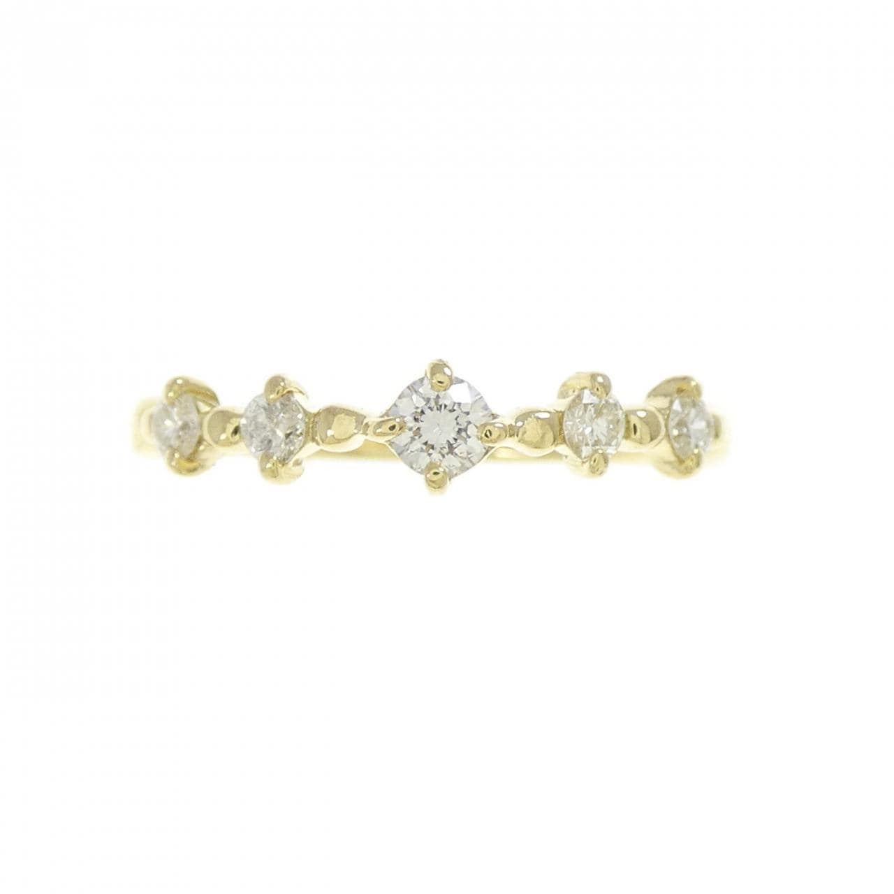 K18YG ダイヤモンド リング 0.10CT