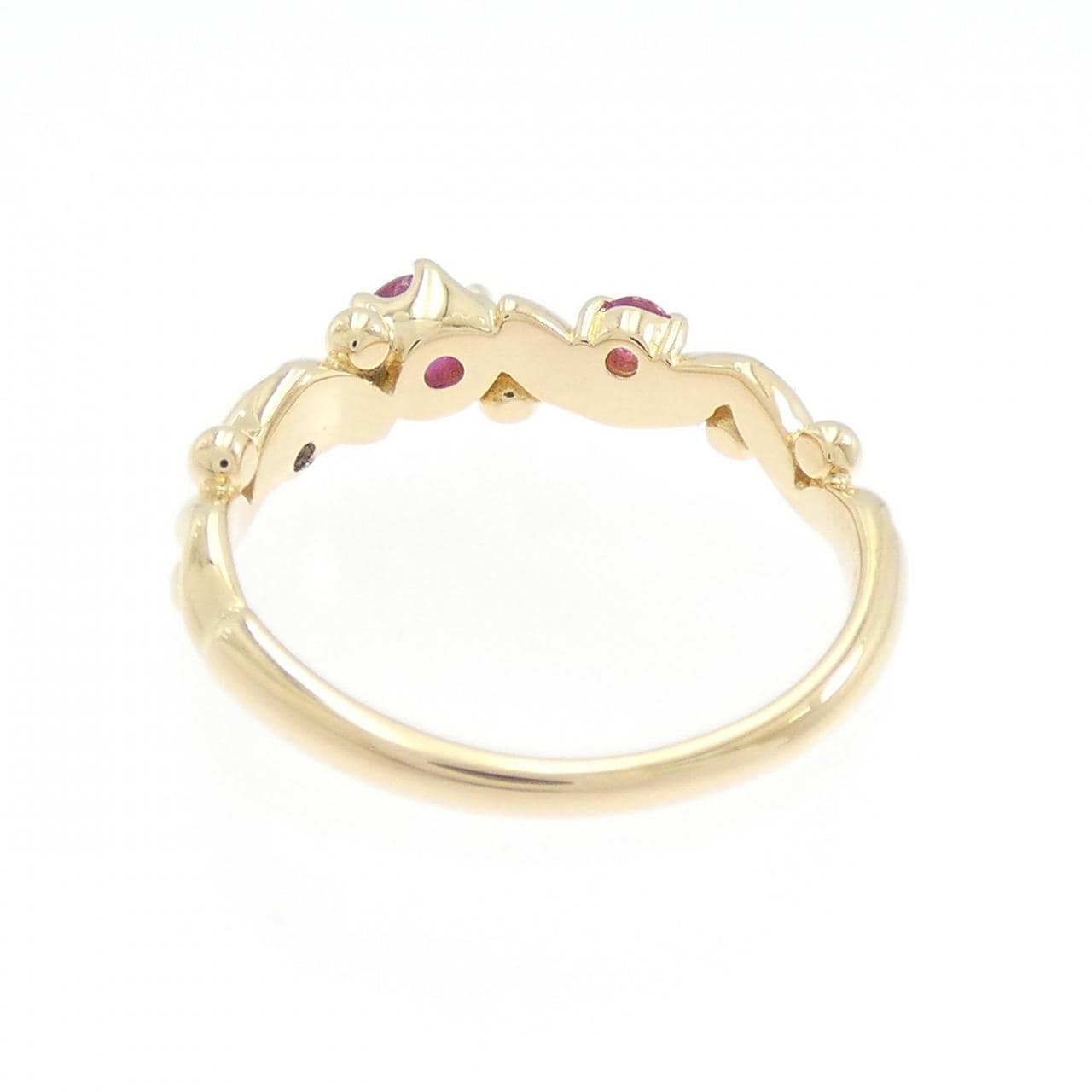 4゜C ルビー リング