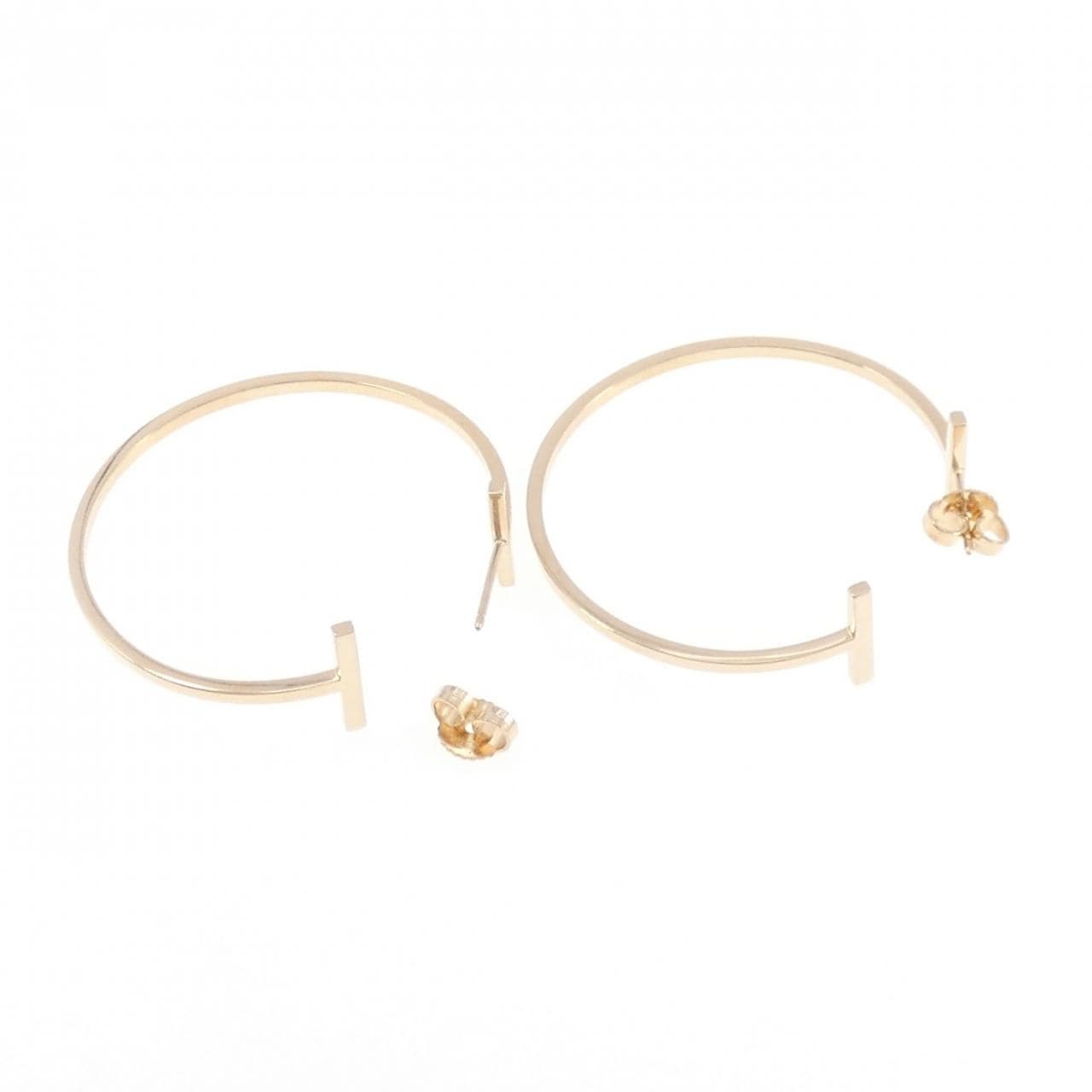 ティファニー Tワイヤー フープ ラージ ピアス