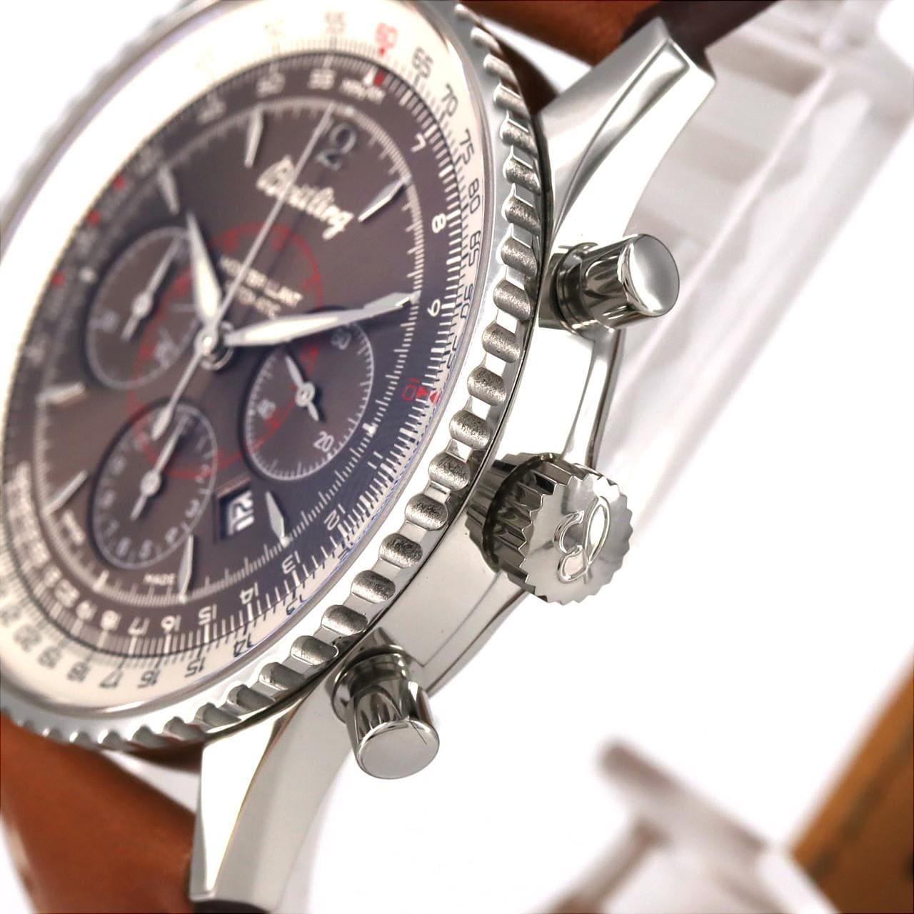 BREITLING Montbrillant 38 日本限定版 A41370/A400Q09KBA 不锈钢自动上弦腕表
