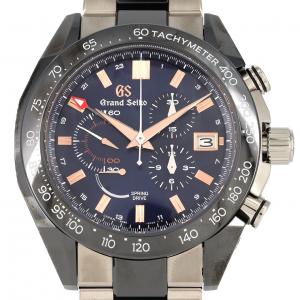セイコー グランドセイコー･スプリングドライブクロノグラフGMT LTD 9R96-0AD0/SBGC219 TIxセラミック 自動巻